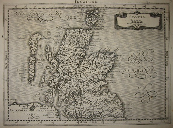 Mercator Gerard - Hondius Jodocus Scotia Regnum 1630 Amsterdam 